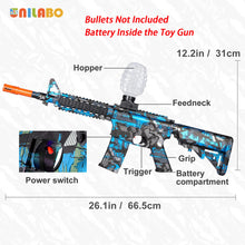 Cargar imagen en el visor de la galería, Pistola Rifle M4 de Hidrogel + Mira