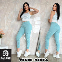 Cargar imagen en el visor de la galería, JOGGER EN DRILL CARGO DAMA😍