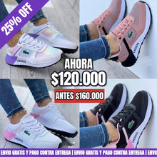 Cargar imagen en el visor de la galería, Lacoste Dama Comfort: Comodidad premium que te acompaña todo el día.