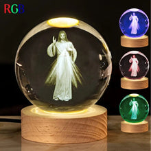 Cargar imagen en el visor de la galería, ✨Lámpara Mística 3D Virgen Maria / Sagrada Familia
