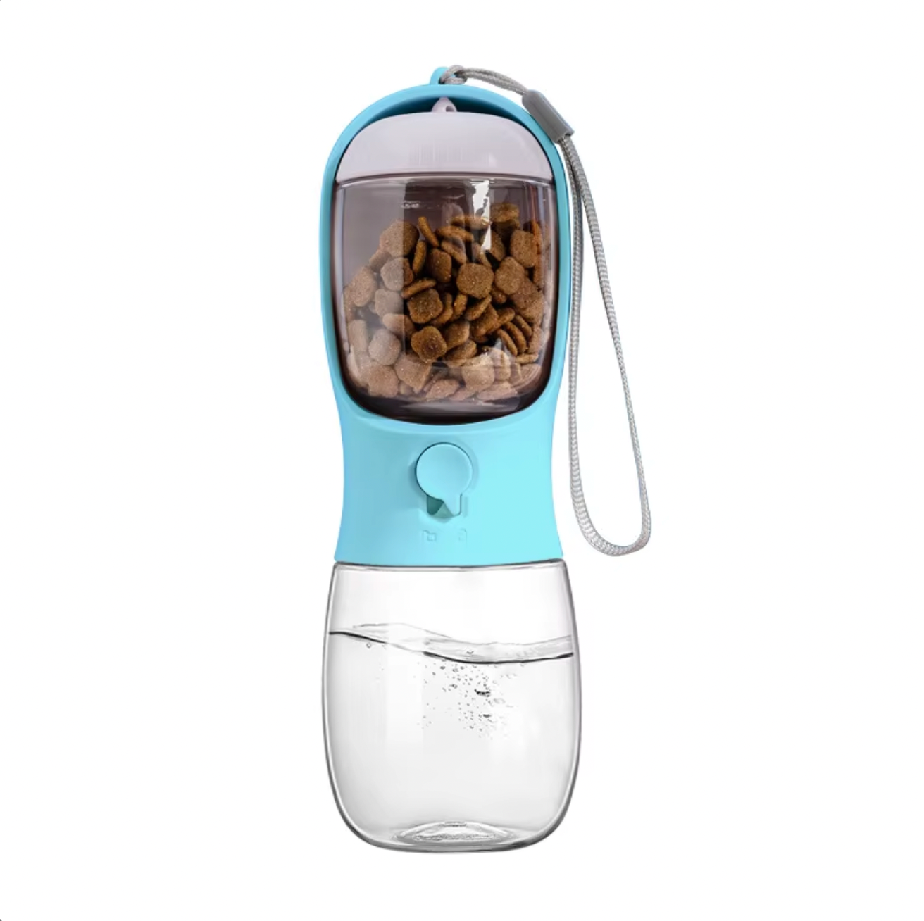 DISPENSADOR PORTATIL DE AGUA Y COMIDA PARA TUS MASCOTAS