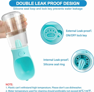 DISPENSADOR PORTATIL DE AGUA Y COMIDA PARA TU MASCOTA