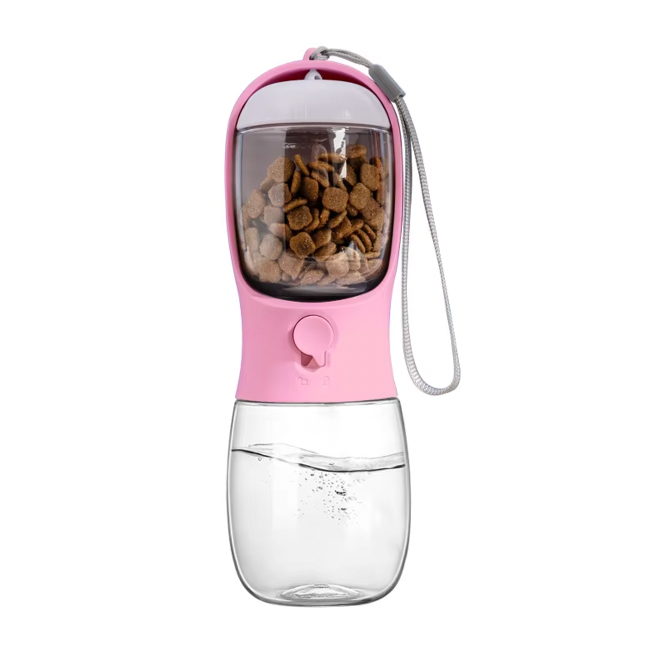 DISPENSADOR PORTATIL DE AGUA Y COMIDA PARA TUS MASCOTAS