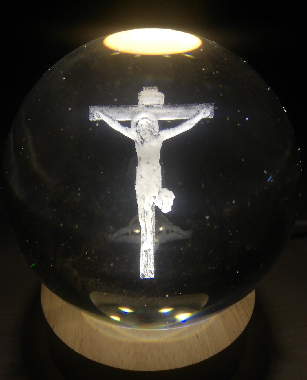✨Lámpara Mística 3D con Bola de Cristal
