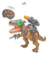 Dinosaurio con Control Remoto Jurassic Tyrannosaurus Rex con Luz y Sonido