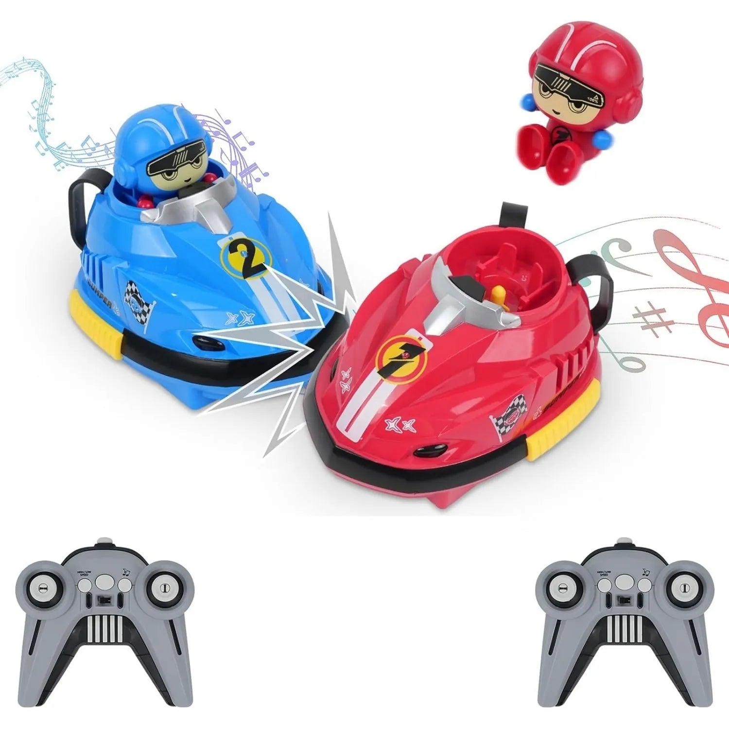 2 Carros Chocones a Control Remoto - Batalla 2025